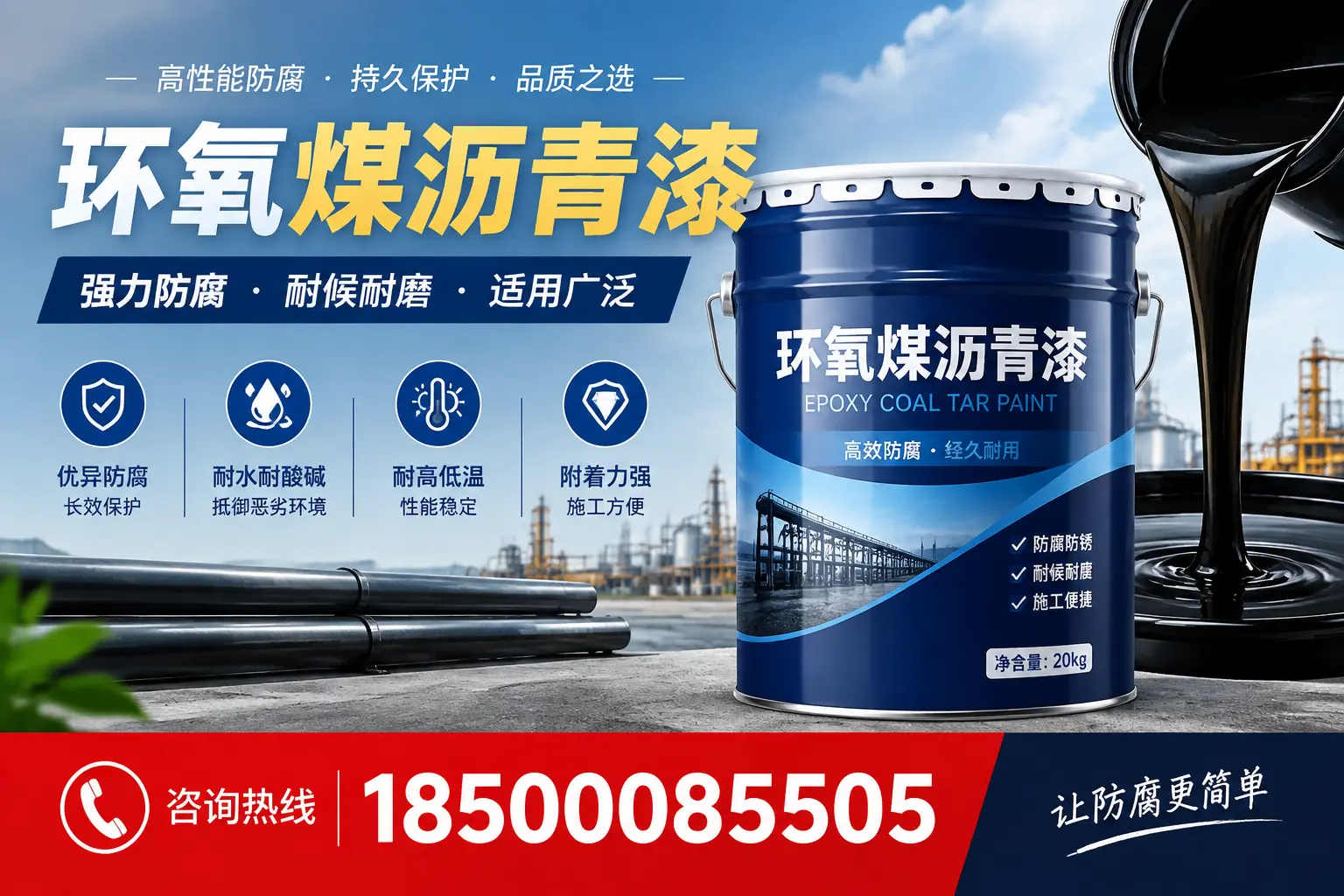 环氧煤沥青漆在不同气候条件下的表现分析，广州适用性